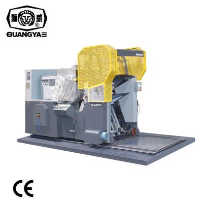 China Paper Industry Paper Cardboard Hot Press Foil Creasing Stamping And Die Cutting Machine for sale