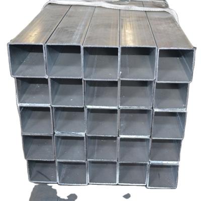 China Structure Pipe Galvanized Square Tubing 4x4 Galvanized Square Metal Fence Posts for sale