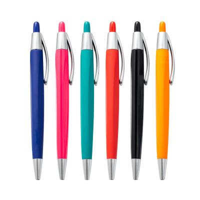 China Writing& Promoting& Cheap Plastic Tip Pen Promotional Wholesale Plastic Gift JH Click Pen With Custom Logo for sale