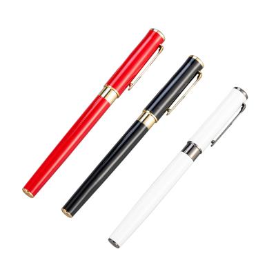 China Writing& Promoting& JH Gift Branded Popular Personalized Student Gift Metal Roller Ball Pens With Custom Logo for sale