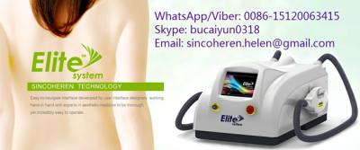 China Dispositivo de la belleza de Elight RF+IPL SMQ-EG para el retiro del pelo y el rejuvenecimiento de la piel en venta