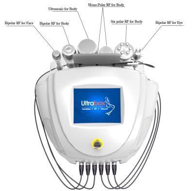 China ¡VENTA CALIENTE! La mejor máquina ultrasónica de Cavitation&RF para el cuerpo que adelgaza, ajuste de la piel y retiro de Celullite en venta