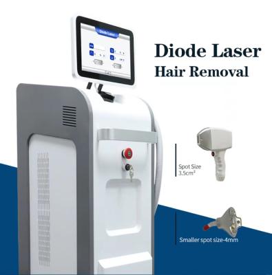 China 808nm Diode Laser Hair Removal Machine 1-120J/cm2 12*12mm Spot Size for sale