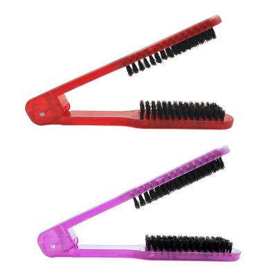 China Hot Waterproof Hairdressing Accessories Tool Salon Private Label Comb Boar Hair Detangling Hair Styling Products for sale