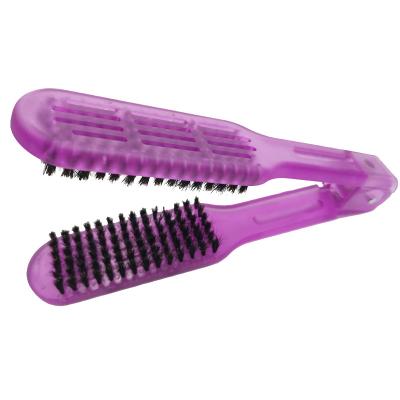 China Eco-friendly Waterproof Hairdressing Equipment Salon Accessories Curved Wave Tangle Heat Resistant Hair Comb for sale