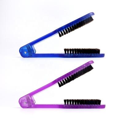 China Beauty Salon Equipment Boar Bristle Wet Brush Waterproof Wet Equipment Folding Curly Hair Hair Care Brush for sale