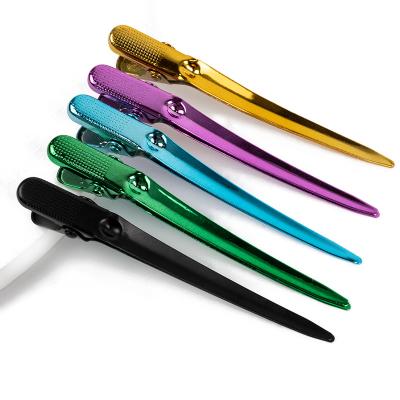 China Fashion Hair Extension Multi-Use Colorful Stainless Hair Hold Repair Hairpin Duck Bill Hairpins for sale