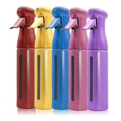 China 300ML Salon Hairdressing Aluminum Spray Bottle Barber Mist Spray Bottle High Pressure Plating Spray Bottle for sale