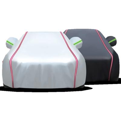 China 100% Water Resistant China Manufacturer Polyester Oxford Car Cover Waterproof Car Parking Cover for sale