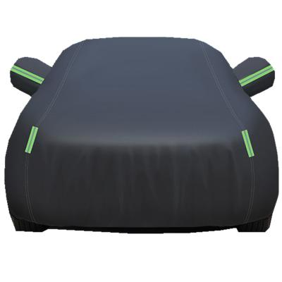 China Custom Cb Source Factory Wheel Logo Waterproof Cover Polyester Car Covers Windproof Water Resistant for sale