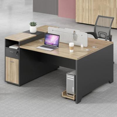 China Modern Modern Table For Office Use Double Screen Platform Partition Workstation Office Furniture for sale