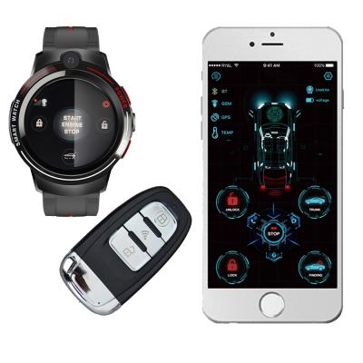 China Quickly Open With Auto Smart Keyless Alarms Smart Alarma De Carro Car Face ID Watch Key Car Alarm Starter Push Start Stop Key Entry Stop Key Dropshipping for sale