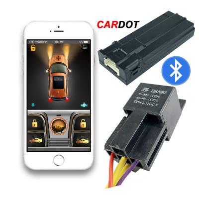 China Universal Car Engine Immobilizer System Dropshipping Car Engine Immobilizer System Smart Phone BT App Not Control Frequency 2.4G Car Alarm for sale