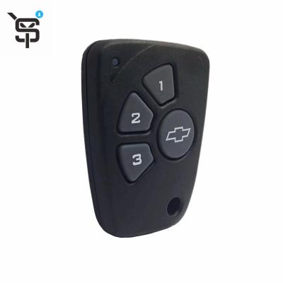 China Car Key Remote Frequency For Chevrolet Good Prices Car Key Black Remote For Chevrolet 4 Button Car Remote Key With 433 Mhz for sale