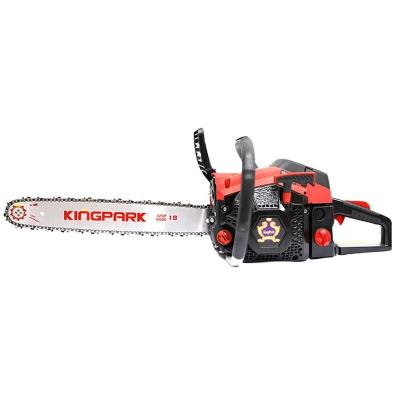 China 2-Stroke update kingpark chainsaw green cut gasoline 5800 chainsaw wood cutting machine for sale