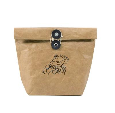 China Customized Recyclable Washable Kraft Paper Bag Wholesale for sale