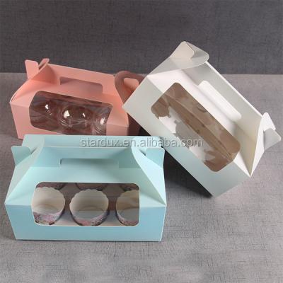 China Recyclable Cheap Custom Cupcake Box Wholesale for sale