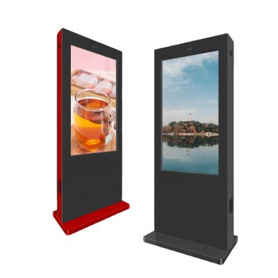 China 2022 China Manufacturer Good Price 55inch Alone Stand Lcd Outdoor Advertising Touch Screen Outdoor Digital Signage 2022 for sale