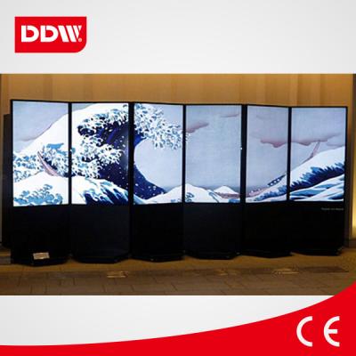 China piso de la red 55inch que coloca la señalización digital, playe derecho de la publicidad del lcd en venta