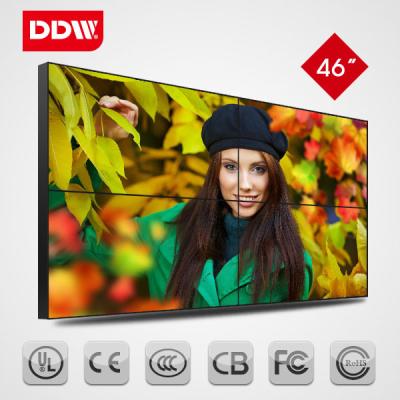 China pared video 5.3m m del lcd del bisel del estrecho de Samsung 55inch del alto brillo 2*2 ultra en venta