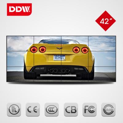 China schmale Einfassung 3*4 60inch 6.3mm ultra SCHARFE lcd-Videowand mit hoher Helligkeit zu verkaufen