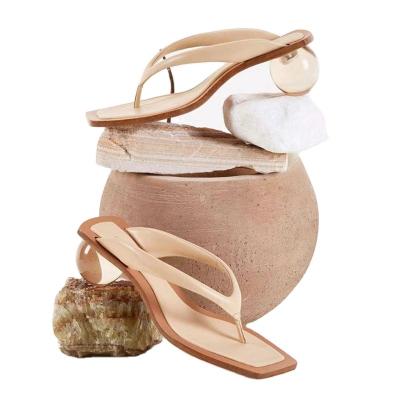 China Cushioning Best Price Women Slippers Wear Flat-bottomed Fashion Sandals And Slippers Out in Summer Beach Shoes Seaside Flip-flops for sale