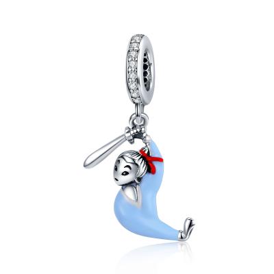 China Cute Hot Selling Silver Mulan Pendant Charm For DIY Jewelry for sale