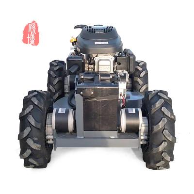 China Terrain Neat Unmanned Lawn Mower  5000W Remote Control With 4k Camera for sale