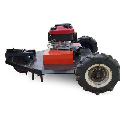 China High Work Efficiency Unmanned Lawn Mower  With Good Mowing Effect Remote Control for sale