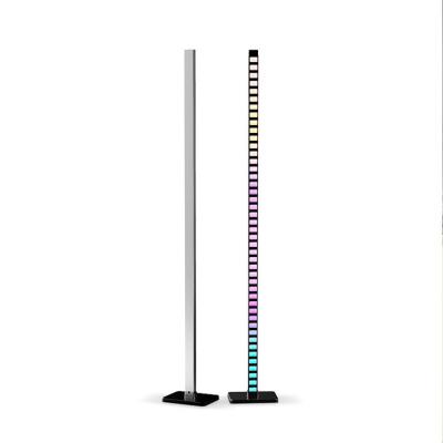 China Modern/Minimalist Premium Luxury Atmosphere RGB Smart Led Floor Lamp Music Rhythm Corner Lamp for sale