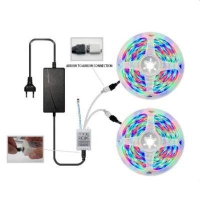 China 44 keys remote control light +60 beads/M+5050 led high quality 44 key hot sale multicolor universal smart led strip light waterproof for sale