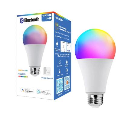 China 10W Smart Timing Multi Color Wi-Fi Dimmable Amazon Alexa And Google Auxiliary LED Smart Light Bulb for sale