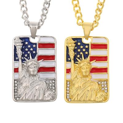 China Fashion Style Custom New Country USA Flag Pendant Charms for sale