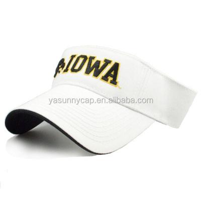 China 2017 cheap embroidery sun visor promotion good quality cotton sun visor hat for sale