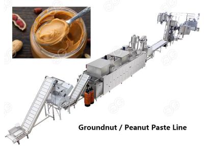 Cina 500 kg/h Complete Peanut Paste Production Line Groundnut Butter Making Machine in vendita