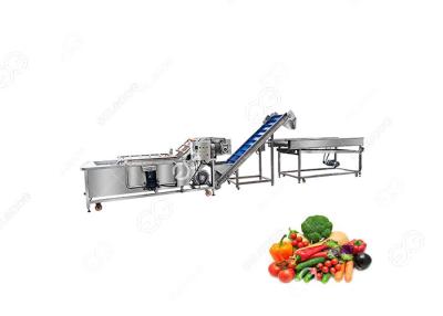 중국 CE Certified Stainless Steel Commercial Vegetable Washing Cutting Machine Vegetable Processing Unit 판매용