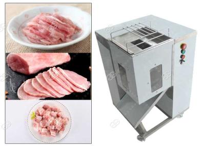 China Manual cozinhado da máquina de corte do cubo da carne para o processamento de seda da carne, de aço inoxidável à venda