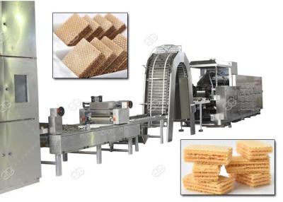 Cina Linea di produzione del biscotto del wafer del riscaldamento a gas, biscotti dello spuntino del wafer che rendono a macchina 110 kg/h in vendita