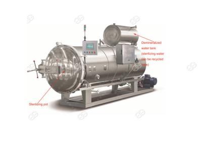 中国 連続的な循環のガラス ビンの殺菌機械自動1700*1000*2400mm 販売のため