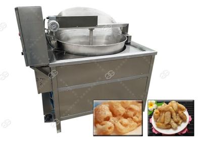 Chine Peau de porc complètement automatique faisant frire la machine électrique de friteuse d'écorces de porc de chauffage de machine à vendre