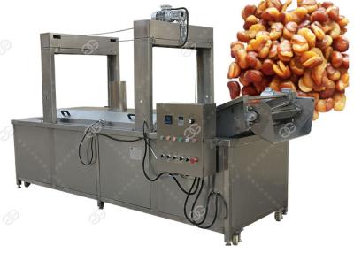 China Ununterbrochene Puffbohne-automatische Fritteuse/tief Öl-Bratpfannen-Maschine 380V zu verkaufen