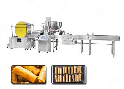 China De volledig Automatische Productielijn van het de Lentebroodje/Lumpia-Machine voor Verkoop 3000pcs/h Te koop