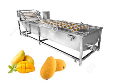 China Sterilisations-und Desinfektions-Mango-Waschmaschinen-Frucht-Waschmaschinen-Fabrik zu verkaufen