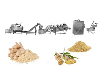 China Venta caliente Ginger Powder Production Line Ginger que procesa el plan empresarial en venta