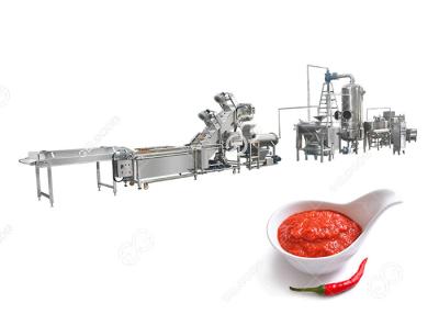 China De commerciële Hete Productielijn van Chili Pepper Paste Grinding Machine van het Sausmateriaal Te koop