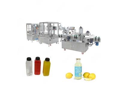 Chine Machine de remplissage de bouteilles à grande vitesse de jus de fruit, machine à emballer liquide automatique 100-1000ml à vendre