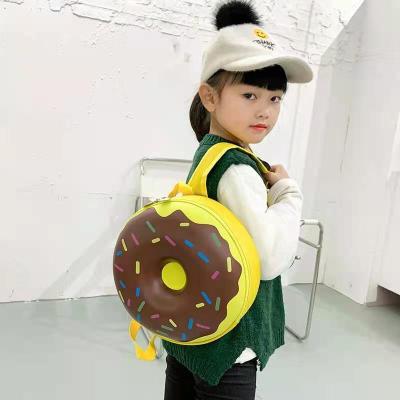 China Waterproof 2022 New 3D EVA Cute Donut Kids Bag Backpack Donut Girl Boy Kindergarten Customize Colorful Baby Back To School Nursery Cheap for sale