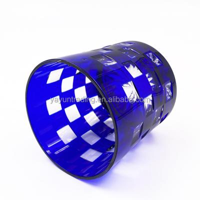 China Modern Unique Design Eco - Friendly Handmade Stemless Cocktail Glass Whiskey Drinking Glasses for sale