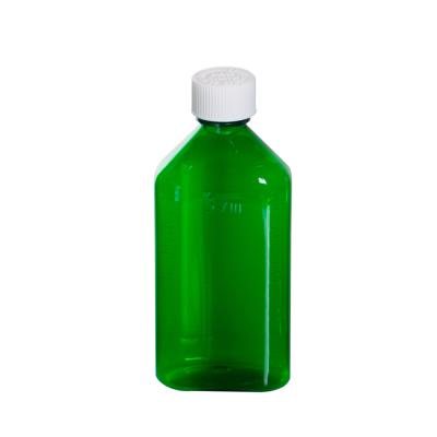 China 1.5OZ 50ml Custom Plastic Blue Medicine Bottle Recyclable Material Liquid Pet for sale