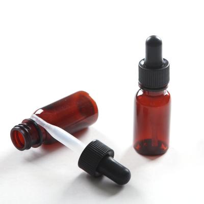 China High Quality Recyclable Fancy Plastic PET Oil Material Silicone Dropper Graduated Bottle for sale